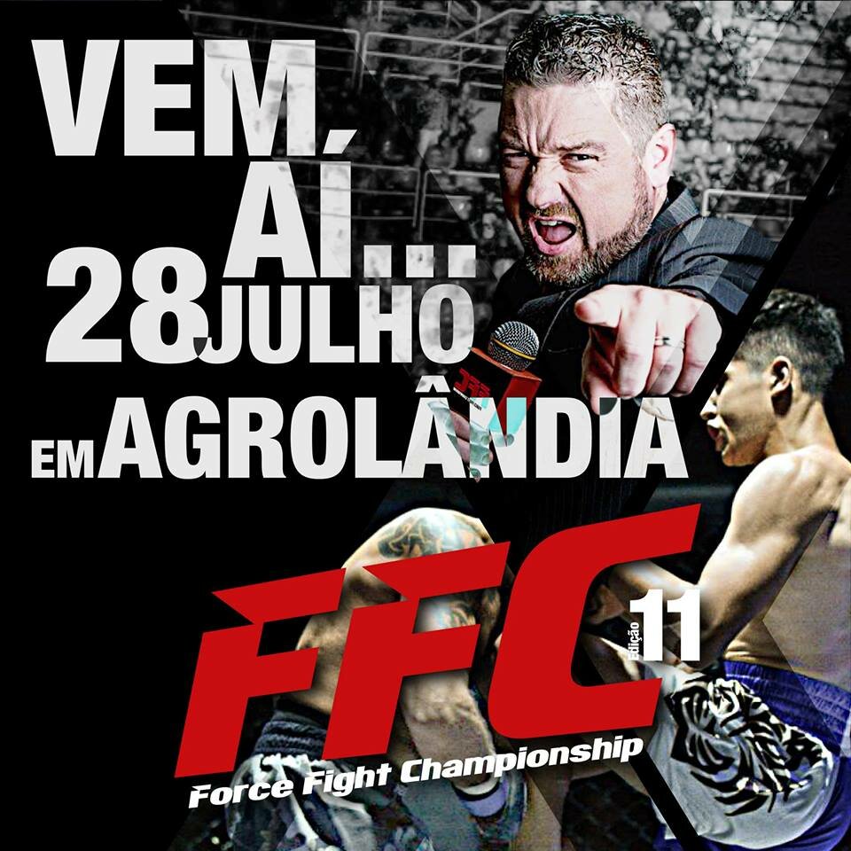 Announcer Junior Furtuoso comanda a voz no FFC 11 - Imagem: Divulgação