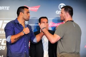 Curitba - PR - 12/05/2016 - MEDIA DAY UFC 198 - Lutadores durante entrevistas e encaradas no Media Day para o UFC 198 Foto: Jason Silva