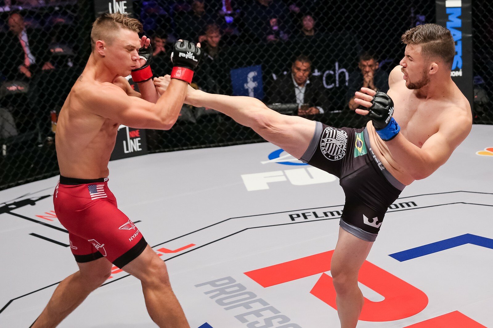 Natan venceu o favorito Chris Wade por pontos no PFL 2 - Foto: PFL/Divulgação